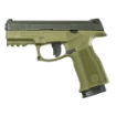 Picture of Steyr Arms M9-A2 MF - Striker Fired - Semi-automatic - Polymer Frame Pistol - Medium Frame - 9MM - 4" Barrel - Mannox Finish - Black Slide - Olive Drab Green Frame - Interchangeable Grips - Trapezoid Sights - 17 Rounds - 2 Magazines 78-225-2H0