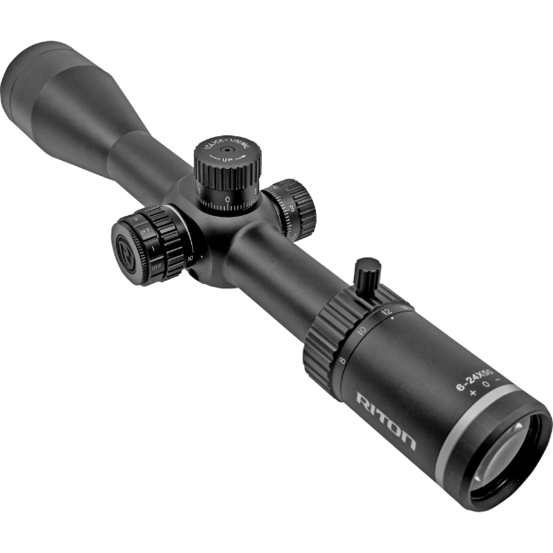 Picture of Riton Optics 3 Series CONQUER - Rifle Scope - 6-24X50mm - 30mm Tube - MPSR Illuminated Reticle - First Focal Plane - Black Color 3C624AFI