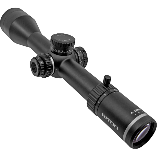 Picture of Riton Optics 7 Series CONQUER - Rifle Scope - 3-24X56mm - 34mm Tube - ODEN Illuminated Reticle - Front Focal Plane - Black 7C324LFI