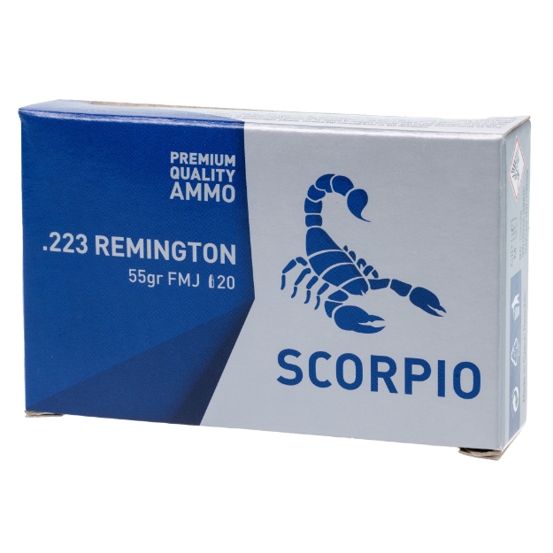 Picture of STV Technology Scorpio Ammo - 223 Remington - 55 Grain - Full Metal Jacket - 20 Round Box S223055F