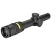 Picture of Trijicon AccuPoint 1-4x24mm Riflescope Standard Duplex Crosshair with Amber Dot - 30mm Tube - Matte Black - Capped Adjusters TR24-C-200070