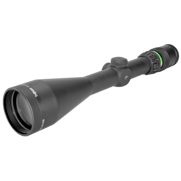 Picture of Trijicon AccuPoint 2.5-10x56mm Riflescope with BAC - Green Triangle Post Reticle - 30mm Tube - Matte Black - Capped Adjusters TR22G