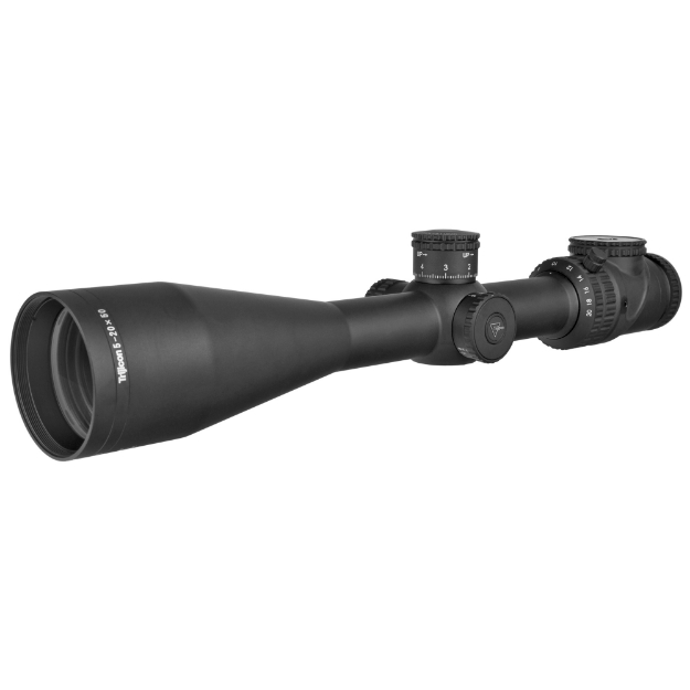 Picture of Trijicon AccuPoint 5-20x50mm Riflescope MRAD Ranging Crosshair with Green Dot - 30mm Tube - Matte Black - Exposed Elevation Adjuster with Return to Zero Feature TR33-C-200149