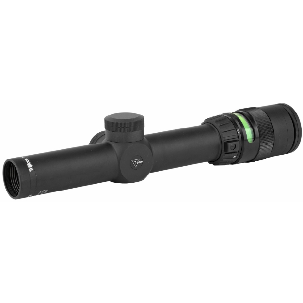 Picture of Trijicon AccuPoint Rifle Scope - 1-4X24mm - 30mm - Green Triangle - Matte Black Finish TR24G