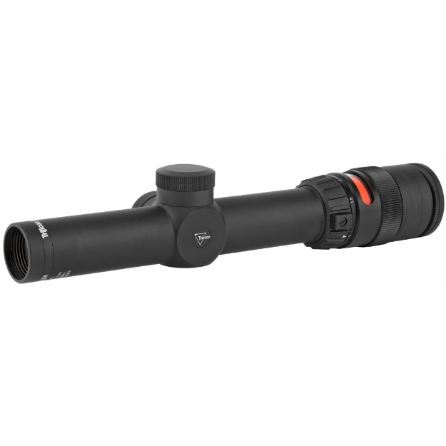 Picture of Trijicon AccuPoint Rifle Scope - 1-4X24mm - 30mm - Red Triangle - Matte Black Finish TR24R