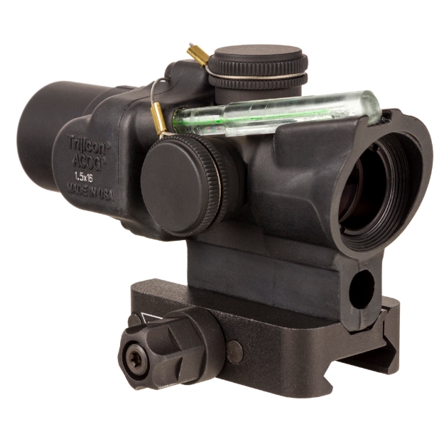 Picture of Trijicon ACOG - 1.5X16mm - Dual Illuminated Green Ring & 2 MOA Dot - Includes Q-LOC Mount - Matte Finish - Black TA44-C-400329