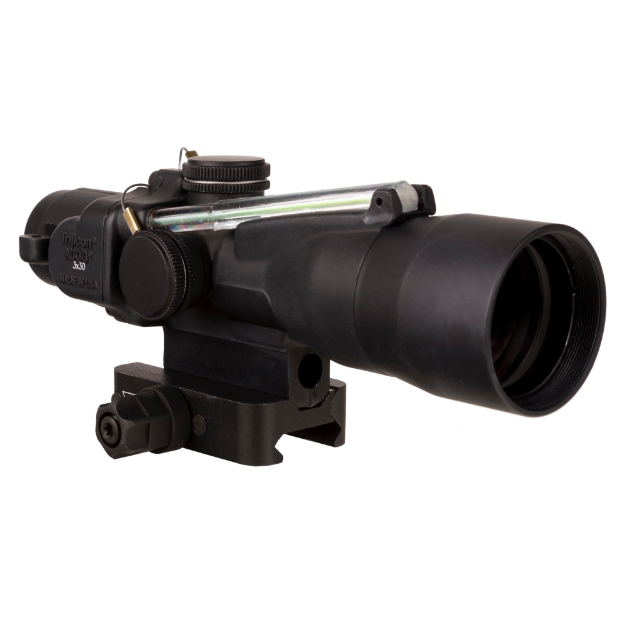 Picture of Trijicon ACOG - 3X30mm - Dual Illuminated Green Chevron .233/62 Grain - Includes Q-LOC Mount - Matte Finish - Black TA33-C-400371