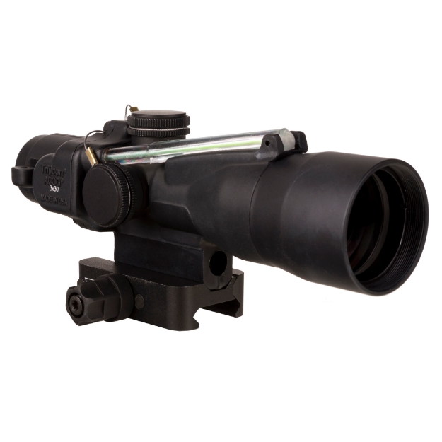 Picture of Trijicon ACOG - 3X30mm - Dual Illuminated Green Horseshoe/Dot .233/62 Grain - Includes Q-LOC Mount - Matte Finish - Black TA33-C-400373