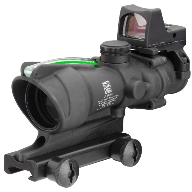 Picture of Trijicon ACOG - 4X32mm - Dual Illuminated Green Crosshair .223 Reticle - TA51 Mount - 3.25 MOA RMR Type 2 - Matte Black Finish TA31-C-100552