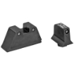 Picture of Trijicon Bright & Tough - Sight - Suppressor Set - Fits Glock 20,21,29,30 and 41 (including S and SF variants) - Black Front/Black Rear with Green Lamps GL204-C-600698