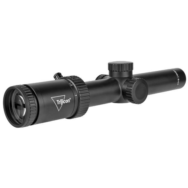 Picture of Trijicon Credo HX 1-6x24mm Second Focal Plane Riflescope with Green LED Dot -  BDC Hunter Holds .308 - 30mm Tube - Satin Black - Low Capped Adjusters CRHX624-C-2900017