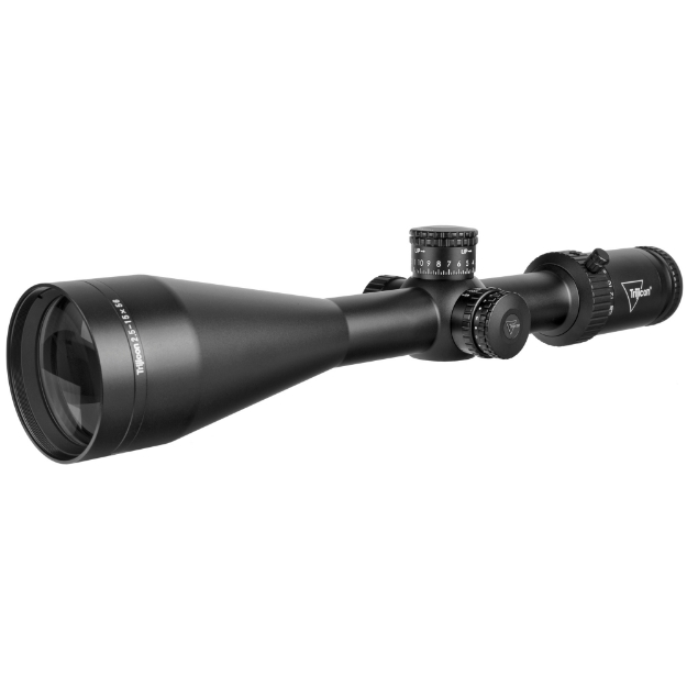 Picture of Trijicon Credo HX 2.5-15x56mm Second Focal Plane Riflescope with Red MOA Center Dot - 30mm Tube - Satin Black - Exposed Elevation Adjuster with Return to Zero Feature CRHX1556-C-2900035