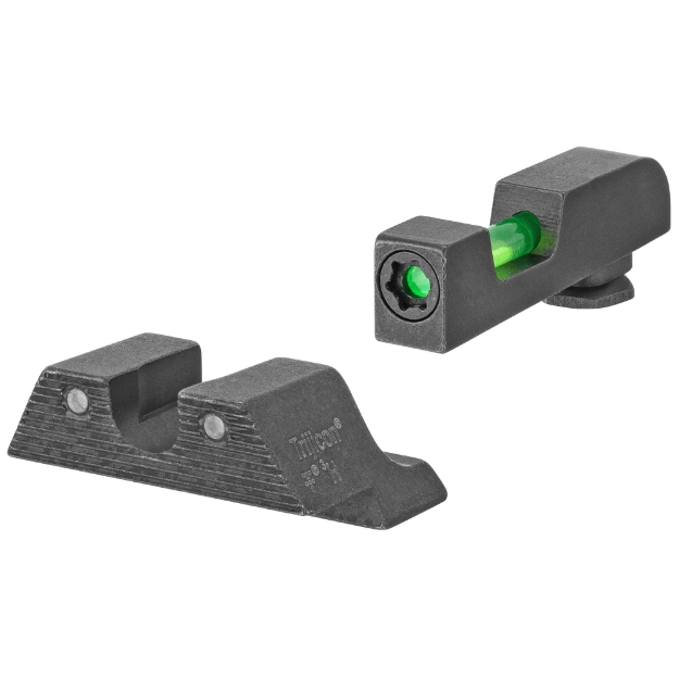 Picture of Trijicon DI Tritium/Fiber Optic Night Sights - Fits Glock 42/43/43X/48 - Includes 2 Green Fiber Replacement Pieces and T10 Torque L-Key GL813-C-601106
