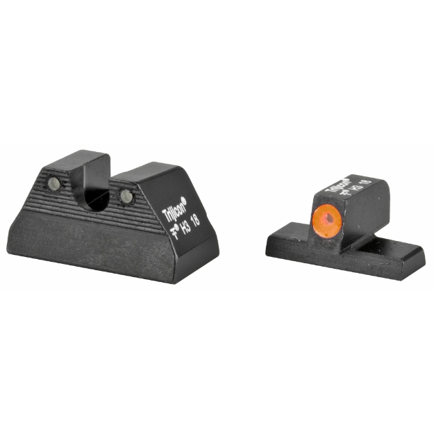 Picture of Trijicon HD Night Sights - Fits H&K USP - Orange Front - 3 Dot Green - Tritium HK106O-600595