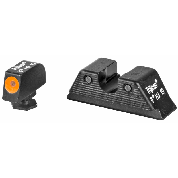 Picture of Trijicon HD Night Sights - Orange Front Outline - Fits Glock MOS 17/19/26/27/33/34 GL114-C-601089