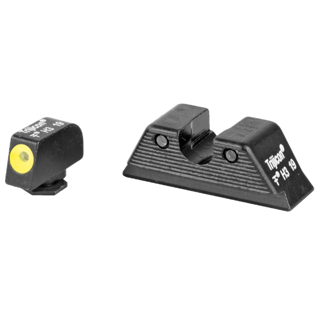 Picture of Trijicon HD Tritium Night Sights - Yellow Front Outline. Fits Glock MOS 17/19/26/27/33/34 GL114-C-601088