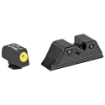 Picture of Trijicon HD Tritium Night Sights - Yellow Front Outline. Fits Glock MOS 17/19/26/27/33/34 GL114-C-601088