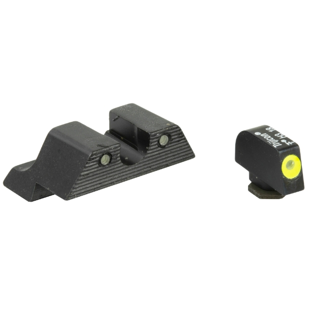 Picture of Trijicon HD XR Night Sight Set - 3 Dot Green Tritium With Yellow Front Outline - Fits Glock 17/19/26/27/33/34 GL601-C-600835