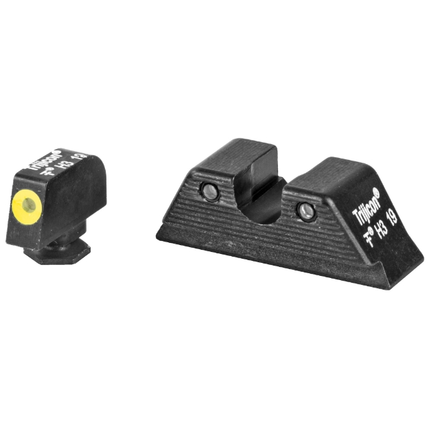 Picture of Trijicon HD XR Tritium Night Sight - Fits Glock MOS - Yellow Front Outline GL614-C-601091