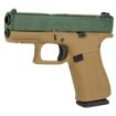 Picture of Glock 43X - M.O.S - Semi-automatic - Striker Fired - Sub-Compact - 9MM - 3.41" Barrel - Cerakote Finish - Troy Coyote Tan Frame With Jesse James Green Slide - 10 Rounds - 2 Magazines - BLEM (Damaged Case) PX4350204FRMOSTCTJJS