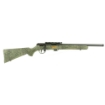 Picture of Savage Mark II FV-SR - Troy Landry Model - Bolt Action Rifle - 22LR - 16.5" Barrel - Threaded 1/2x28 - 1:16 Twist - Matte Finish - Black - Green Alligator Synthetic Stock - 5 Rounds - Right Hand 28717