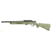 Picture of Savage Mark II FV-SR - Troy Landry Model - Bolt Action Rifle - 22LR - 16.5" Barrel - Threaded 1/2x28 - 1:16 Twist - Matte Finish - Black - Green Alligator Synthetic Stock - 5 Rounds - Right Hand 28717