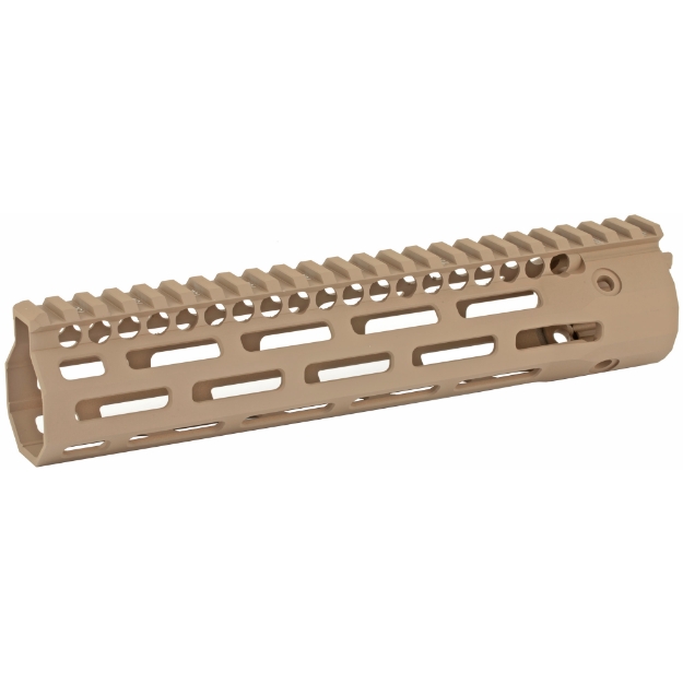 Picture of Troy Battle Rail - 9.25" Low-Profile SOCC Rail - Fits AR - 223REM/556NATO - M-LOK - Aluminum - Flat Dark Earth SRAI-SR1-90FT-00