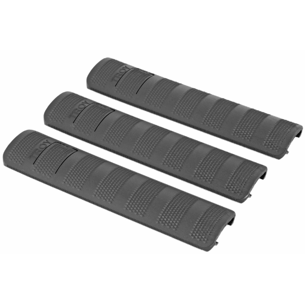 Picture of Troy Battle Rail Covers - 6.2" - Picatinny - 3 pack - Black SCOV-BRC-36BT-00