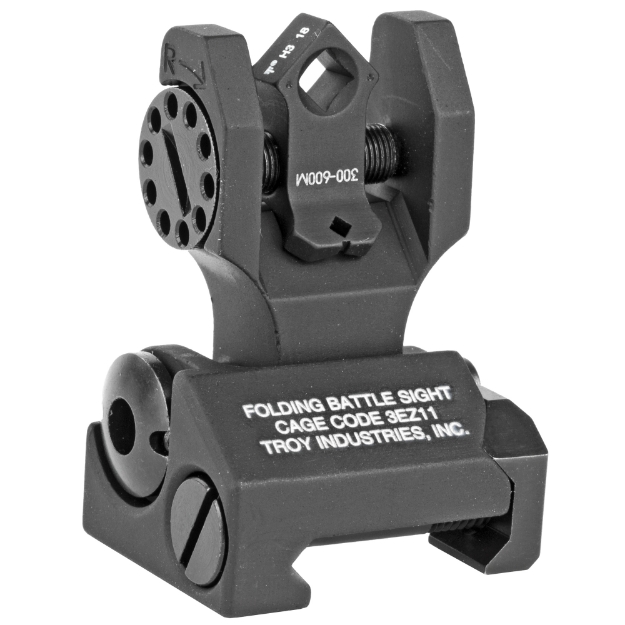 Picture of Troy BattleSight - Rear Folding Sight - Di-Optic Aperture - Tritium - Picatinny - Black Finish SSIG-FBS-TTBT-00