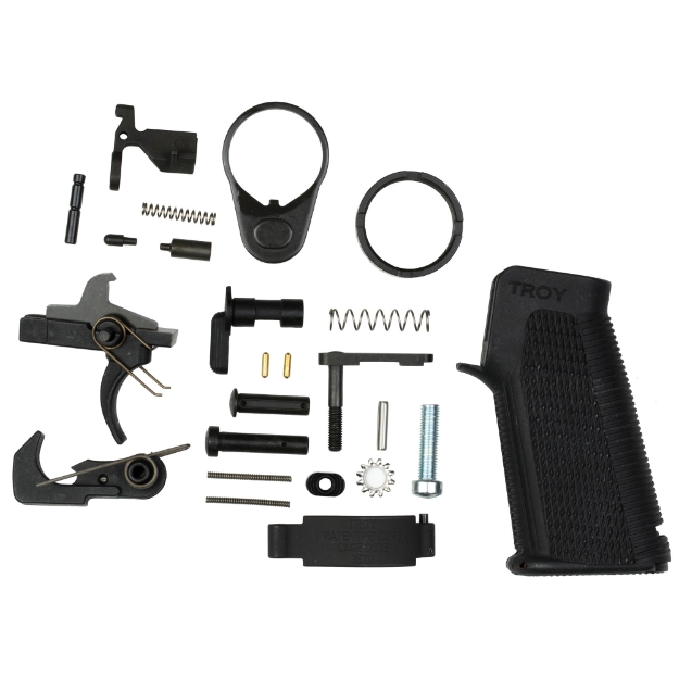 Picture of Troy Lower Receiver Parts Kit - 556 Nato - Black Finish - Troy Grip SLWR-556-K0BT-00