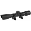 Picture of Truglo 4x32 Compact Scope Series - Strut 'N Rut Shotgun Scope - 4X32 - 1" - Diamond Shotgun Reticle - Waterproof - Fog Proof - Nitrogen Gas Filled - Rubber Eye Guard - 4" Eye Relief - Compact/Lightweight - Mounting Rings Included - Matte Black Finish TG-TG8504BD