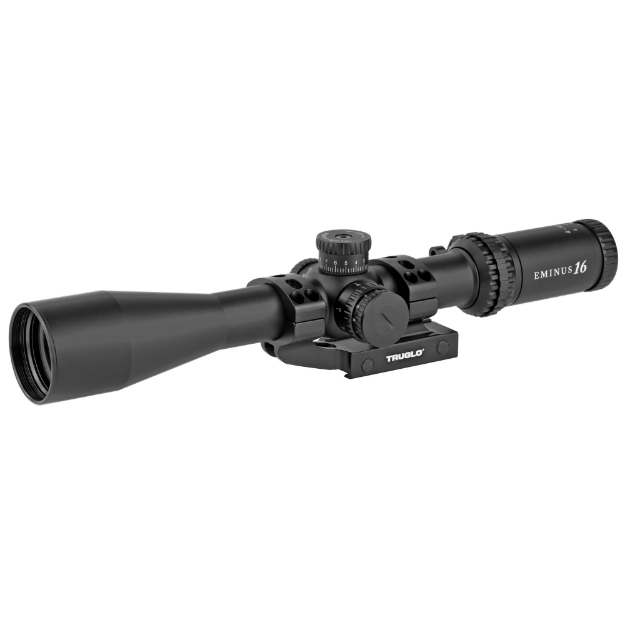 Picture of Truglo EEMINUS Rifle Scope - 4-16X44mm - 30mm Main Tube - T.P.R. (Illuminated TacPlex Reticle - APTUS-M1 1 Piece Base Throw Lever - Black Finish TG-TG8541TLR