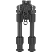 Picture of Truglo Tac-Pod Carbon Pro Bi-Pod - Carbon Fiber and Aluminum Construction W/ Rubber Feet - Pivoting Base and Rotating Design Allows for Ease Shooting Angle Adjustment - 6-9 Inch Leg Length - Sling Stud Adapter TG-TG8906S
