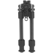 Picture of Truglo Tac-Pod Carbon Pro Bi-Pod - Carbon Fiber and Aluminum Construction W/ Rubber Feet ,Pivoting Base and Rotating Design Allows For Ease Shooting Angle Adjustment - 9-13 Inch Leg Length - Sling Stud Adapter TG-TG8906L