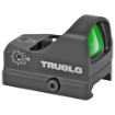 Picture of Truglo TRU-TEC Micro Red Dot - 1X23 - 3MOA - 23mm X 17mm Multi-Coated Objective Lens - Matte Black - Hardshell Cover - 45 Degree Offset Mount - and CR2032 Battery Included TG-TG8100BM