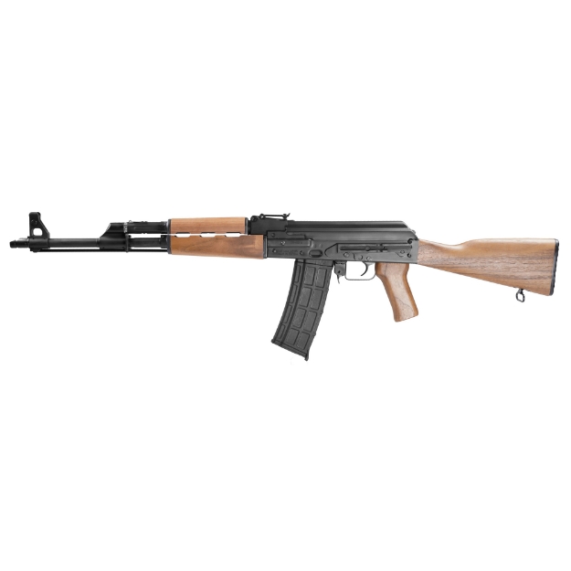 Picture of Zastava M90 - Semi-automatic Rifle - 556NATO - 18.25" Barrel - Chrome Lined - Matte Finish - Black - Walnut Stock Set - 30 Rounds - BLEM (Damaged Case) ZR90556WM