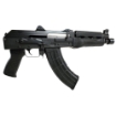 Picture of Zastava ZPAP92 - Semi-automatic - AK Pistol - 7.62X39 - 10" Chrome Lined Barrel - Matte Finish - Black - Polymer Grip - Wood Handguard - 30 Rounds - 1 Magazine - Bulged Trunnion - Hinged Top Cover - 1.5MM Receiver ZP92762M