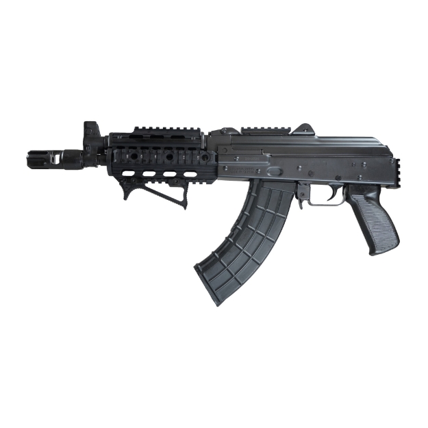 Picture of Zastava ZPAP92 - Semi-automatic Pistol - AK - 7.62X39 - 10" Barrel - Night Brake - Blued Finish - Polymer Grip - 30 Rounds - 1 Magazine - Right Hand - BLEM (Damaged Case) ZP92762PATM