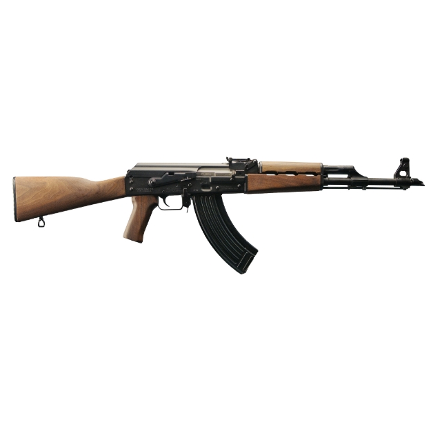 Picture of Zastava ZPAPM70 - Semi-automatic - 7.62X39 - 16.3" - Blue - Walnut - Right Hand - Chrome Lined Barrel - 1.5MM Receiver - Bulged Trunnion - 30Rd ZR7762WM