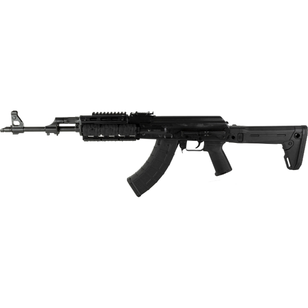 Picture of Zastava ZPAPM70 - Semi-automatic - 7.62X39 - 16.3" Chrome Lined Barrel - Quad Rail Handguard - Zhukov Folding Stock - Magpul Grip - Right Hand - 30Rd - Matte Black ZR7762QR