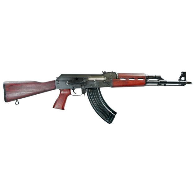 Picture of Zastava ZPAPM70 - Semi-automatic Rifle - AK - 7.62X39 - 16.3" Cold Hammer Forged Chrome Lined Barrel - Matte Finish - Black - Serbian Red Furniture - 30 Round Magazine - 1.5MM Bulged Trunnion Receiver - Bolt Hold Open Notch - Adjustable Front and Rear Sights ZR7762SR