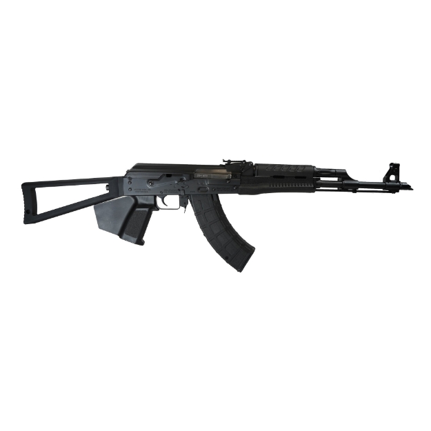 Picture of Zastava ZPAPM70 - Semi-automatic Rifle - AK - 7.62X39 - 16.3" Cold Hammer Forged Chrome Lined Barrel - Matte Finish - Polymer Handguard - Featureless Grip - 10 Round Magazine - 1.5MM Buldged Trunnion Receiver - Triangle Stock - BLEM (Damaged Box) ZR7762RTCA