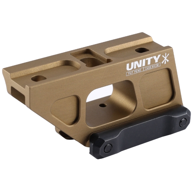 Picture of Unity Tactical FAST Micro - Red Dot Mount - 2.26" Optical Height - Compatible with CompM4/CompM4s Footprint - Anodized Finish - Flat Dark Earth FST-COMF