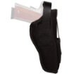 Picture of Uncle Mike's Cordura Hip Holster - With Pouch - Size 5 - Fits Large Auto With 5" Barrel - Ambidextrous - Black MO70050