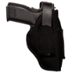 Picture of Uncle Mike's Sidekick Hip Holster - Size 15 - Fits Large Auto with 4.5" Barrel - with Magazine Pouch - Ambidextrous - Black 70150