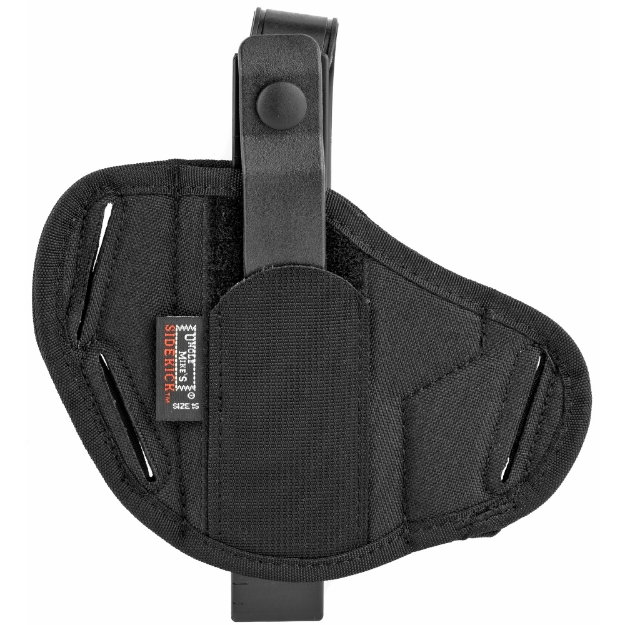 Picture of Uncle Mike's Super Belt Slide Holster - Size 16 - Fits Medium Auto With 3.75" Barrel - Ambidextrous - Black 86160