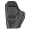 Picture of Uncle Mike's Uncle Mikes Inside Waistband Leather Holster - Size 1 - Fits Most Small Frame Autos (CZ 2075/Kahr PM9/Ruger 380/ Walther PPK) - Leather - Metal Clip - Ambidextrous - Black UM-IWB-1-MBL-A