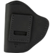 Picture of Uncle Mike's Uncle Mikes Inside Waistband Leather Holster - Size 2  - Fits Most Small Frame Revolvers (Ruger LCR/S&W J Frames/Taurus 85/856) - Leather - Metal Clip - Ambidextrous - Black UM-IWB-2-MBL-A