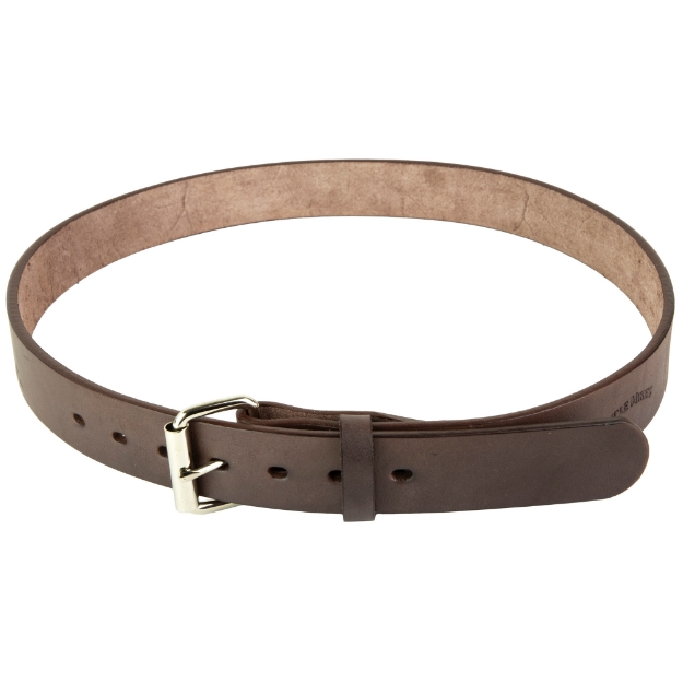 Picture of Uncle Mike's Uncle Mikes Leather Belt - 38"-42" - Full Grain Leather - Nickel Plated Buckle - Brown BLT-UM-38-42-DBR