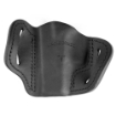 Picture of Uncle Mike's Uncle Mikes Outside Waistband Leather Holster - Size 1 - Fits Most Small Frame Autos (3" 1911/Bersa Thunder/Glock 42/43) - Leather - Right Hand - Black UM-OWB-1-MBL-R